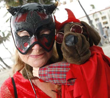 Pet Masquerade and Parade 2008 photo - Duval Street, Key West
